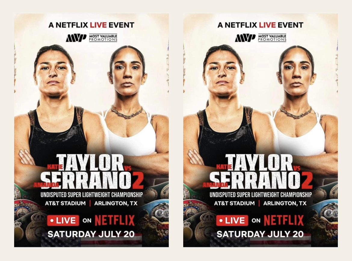 KATIE TAYLOR VS. AMANDA SERRANO II, EN EL RESPALDO DE TYSON VS. PAUL ...